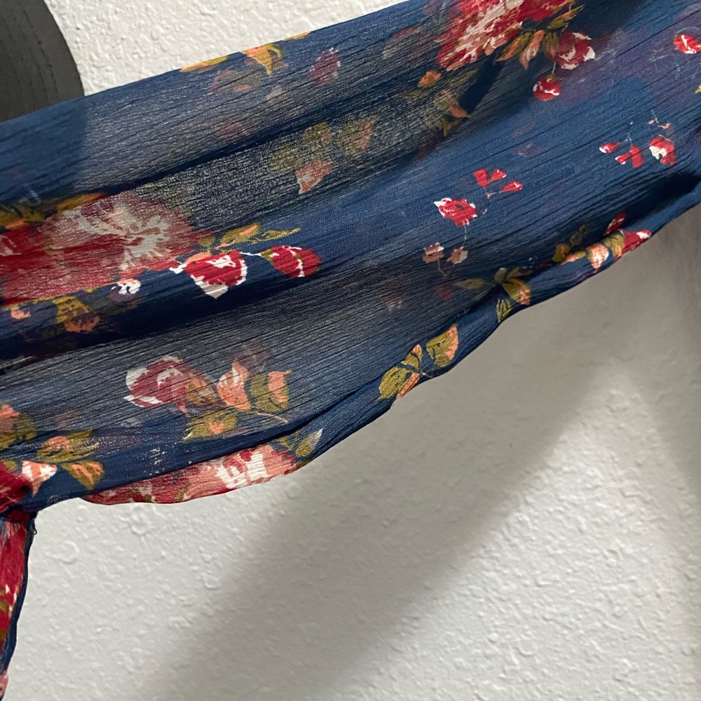 Forever 21 Floral Tiered Dress Women’s Small - Picture 8 of 10